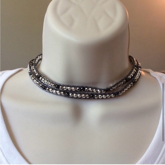 Premier Designs It’s a Wrap Brown & Gold Wrap Bracelet - Picture 4 of 6